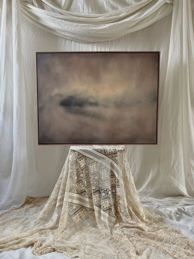 Beneath A Sky That Breaks, original painting