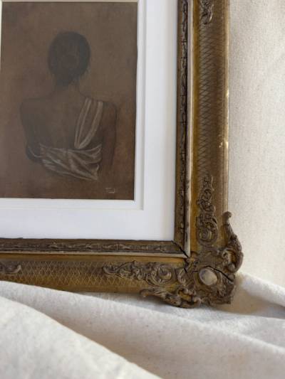 Stillness i - embellished print 1/10 — Stillness 1/10, detail 1